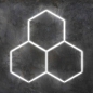 Preview: Beleuchtungsset "Triple Hexagon"