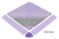 Preview: Eckstück "Circuit" Deep Purple
