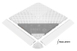 Preview: Eckstück "Circuit" Pearl White