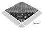 Preview: Bodenbelag "Circuit" Mice Grey
