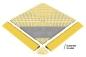 Preview: Rampenstücke "Circuit" Sunshine Yellow