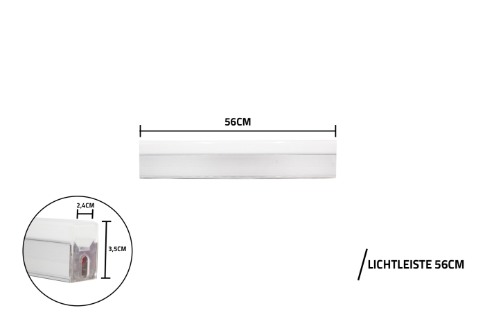 Einzelkomponente Lichtleiste 56cm
