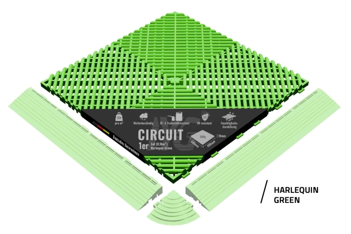 Bodenbelag "Circuit" Harlequin Green