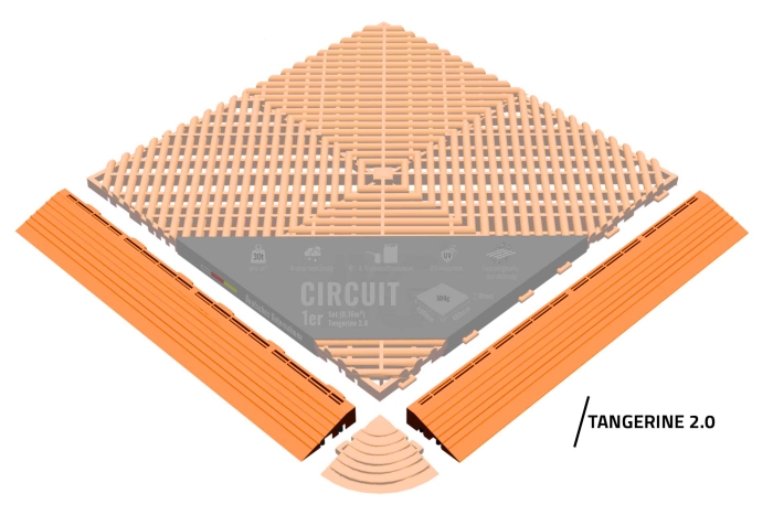 Rampenstücke "Circuit" Tangerine 2.0