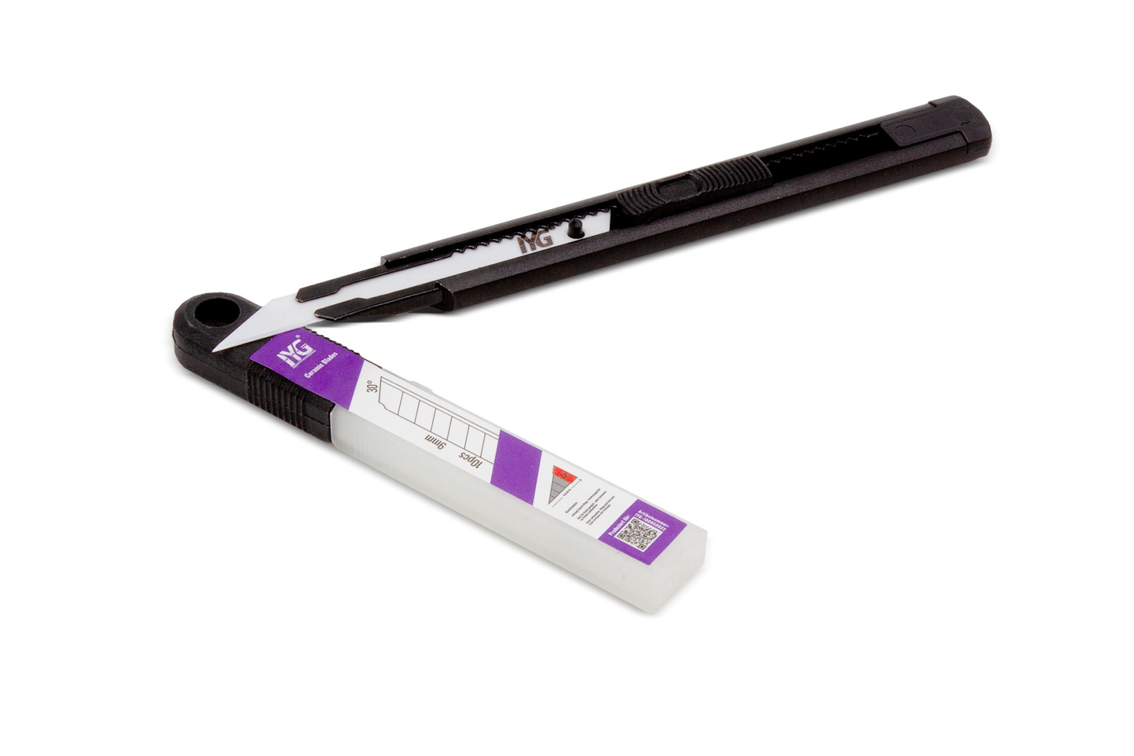 IYG Keramikklingen 10er Pack – Ersatzklingen für Cuttermesser, extrem scharf, rostfrei & langlebig