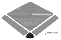 Eckstück "Circuit" - Bodenbelag Eckstück steckbar für glatten Untergrund - verschiedene Farben